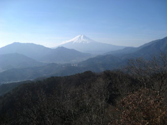 高川山から見る富士山