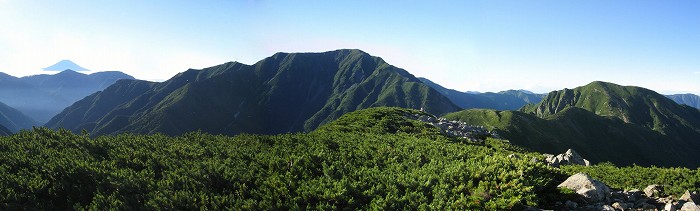 聖岳～兎岳