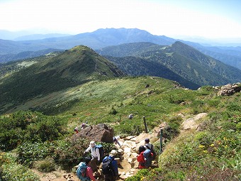 小至仏山と笠ヶ岳