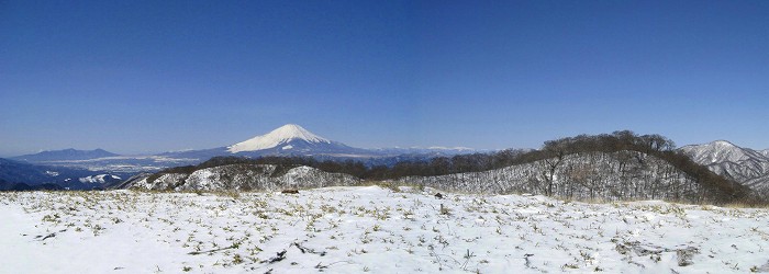 愛鷹山塊～富士山～南アルプス
