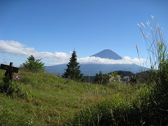 大石峠から見る富士山