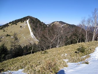 熊沢山と大菩薩嶺