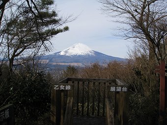 乙女峠　富士山