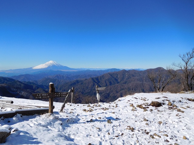 富士山と南アルプス