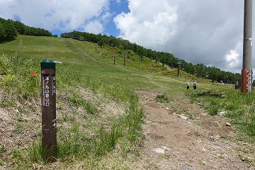 湯ノ丸山登山口