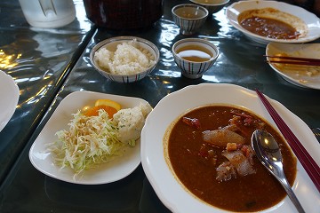 三俣山荘　夕食